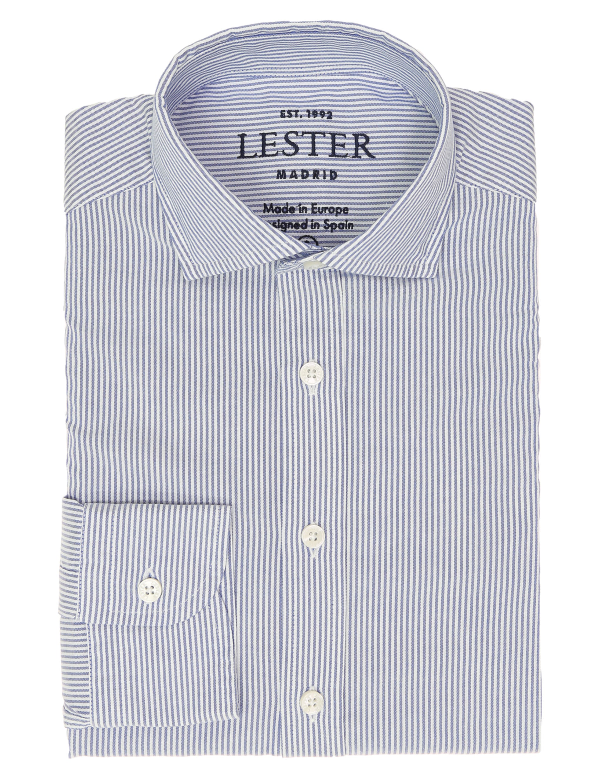 Camisa sport oxford raya par Azul