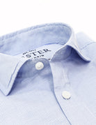 Camisa sport oxford vichy Azul