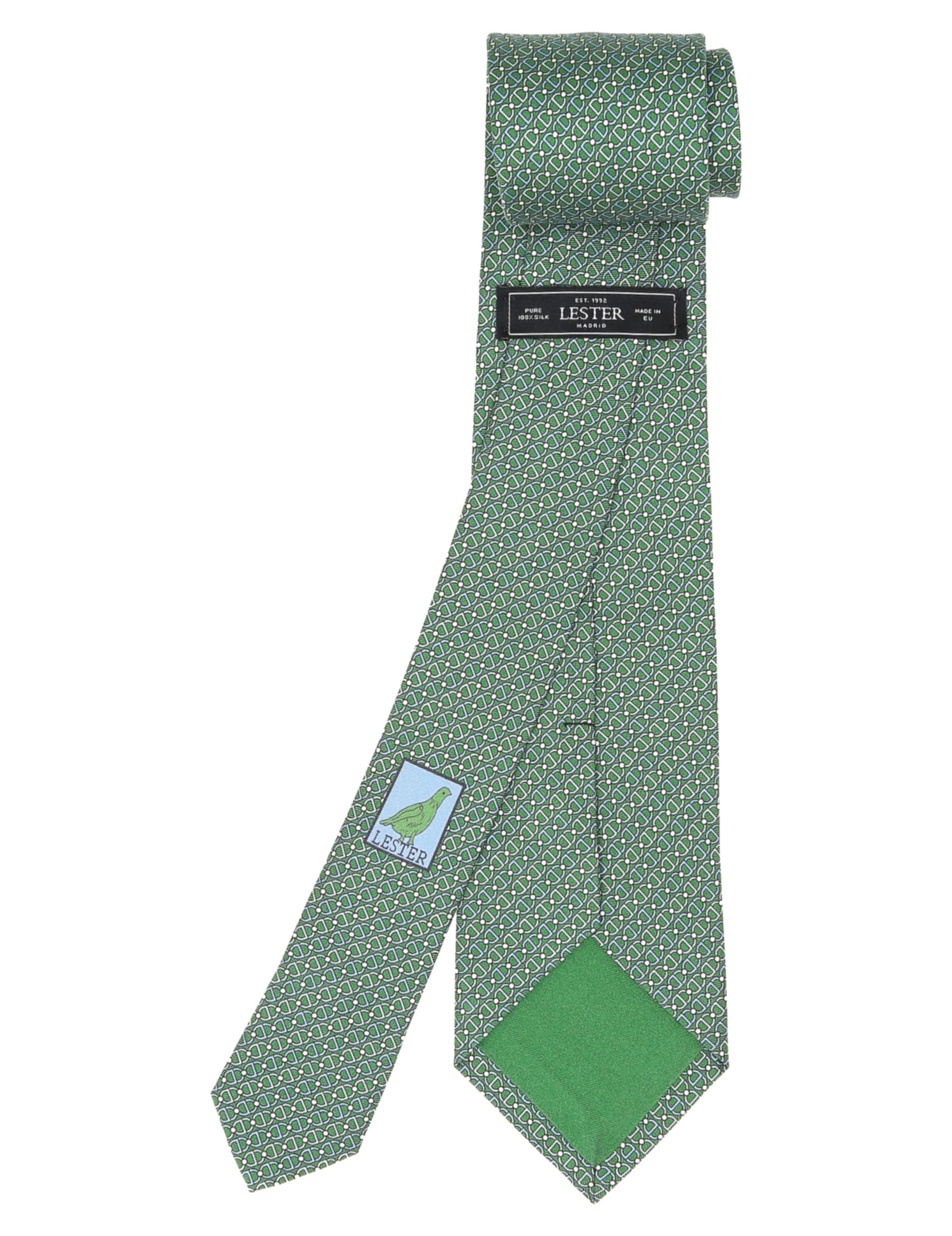 Corbata premiun estribos Verde/azul