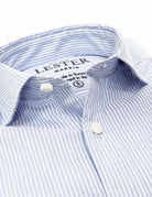 Camisa sport oxford raya fina Azul