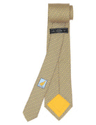 Corbata premiun estribos Amarillo/azul