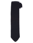 Corbata maglia cashmere Azul/azul