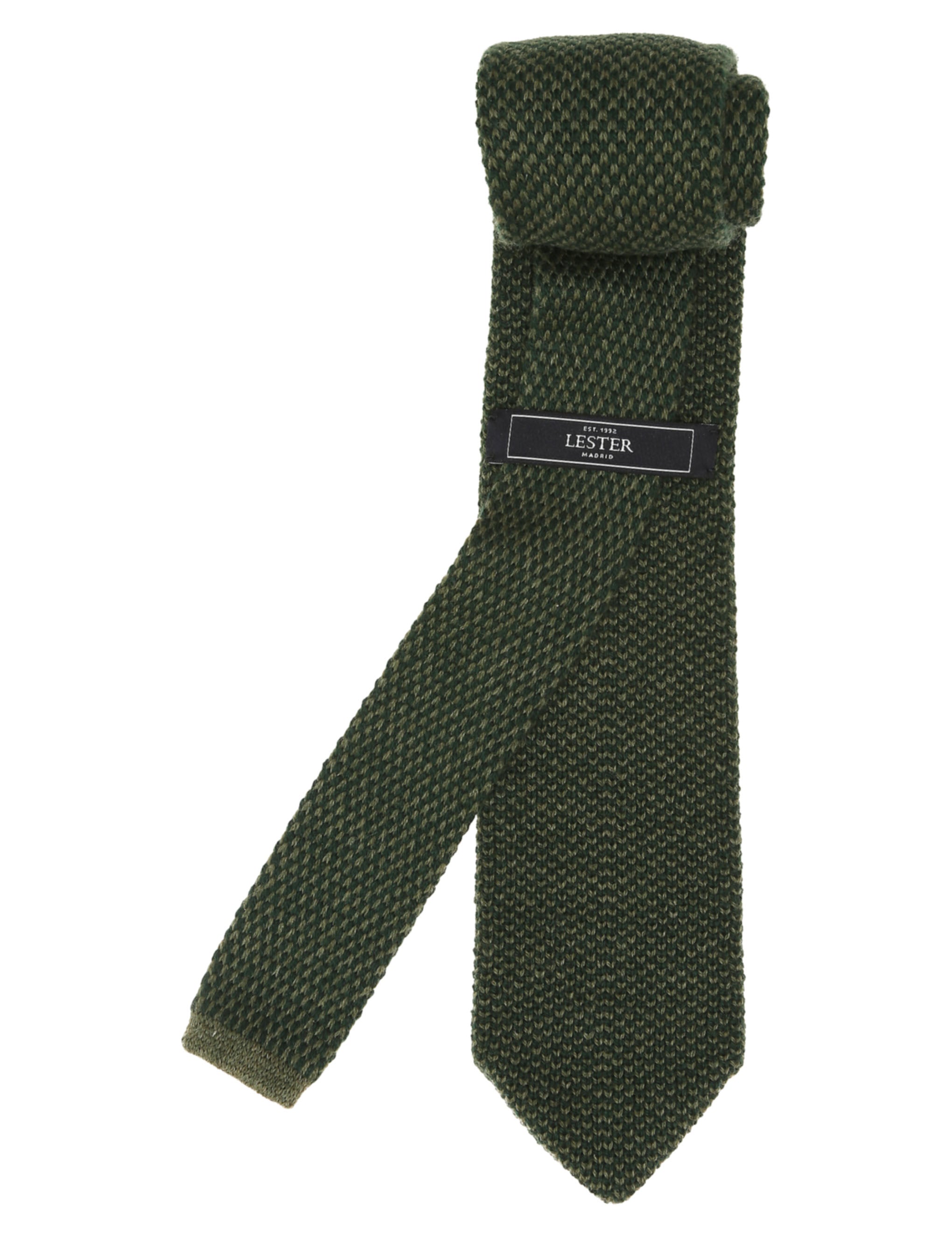 Corbata maglia cashmere Verde
