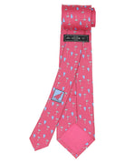 Corbata solidaria isla la palma Rosa oscuro