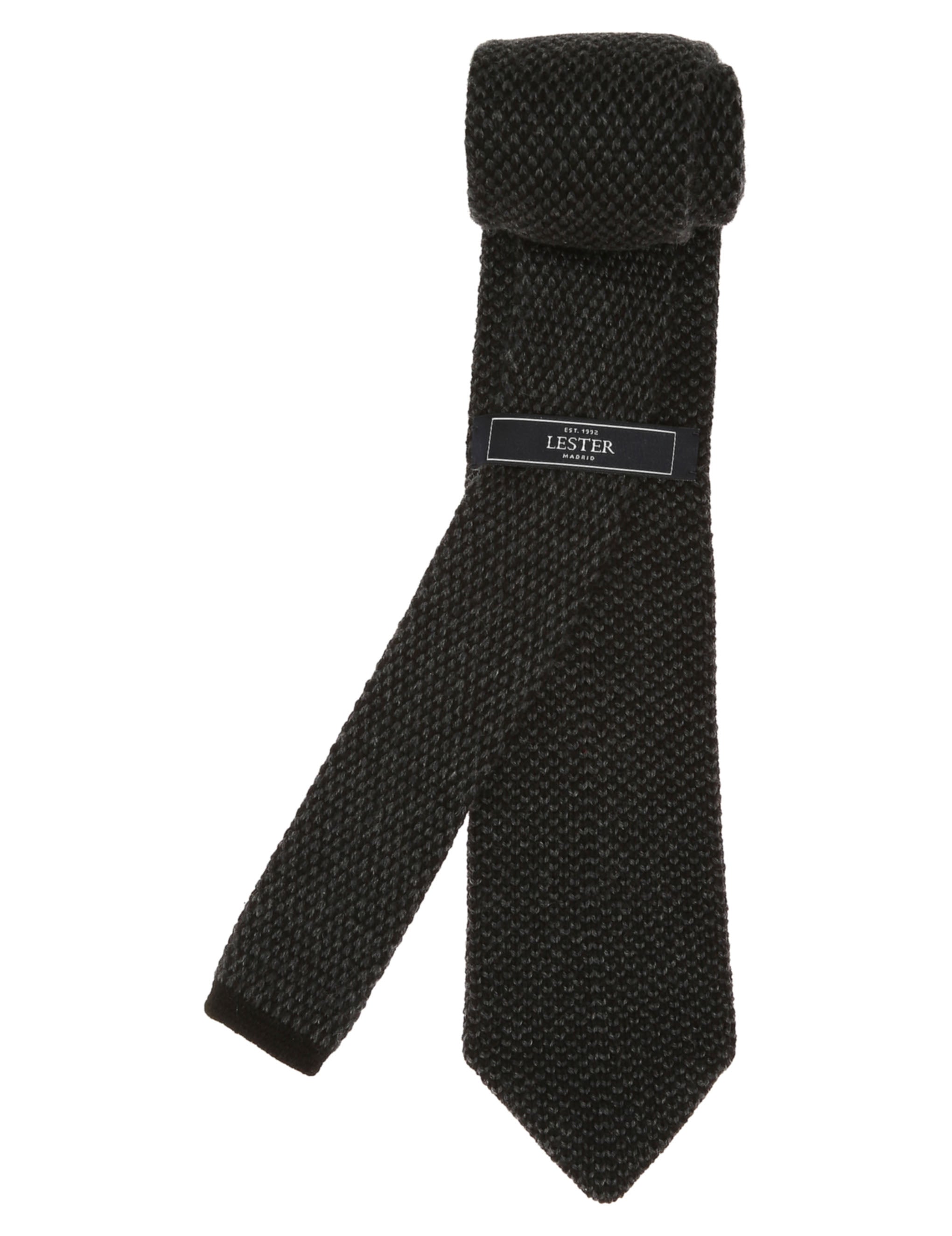 Corbata maglia cashmere Gris gris