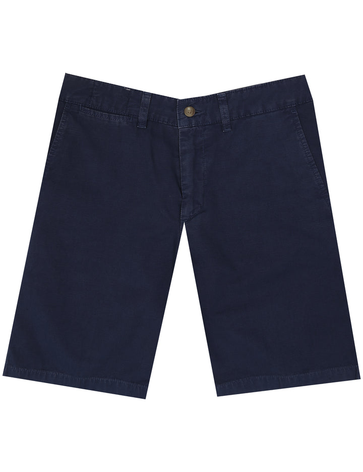 Bermuda lino algodón Azul oscuro