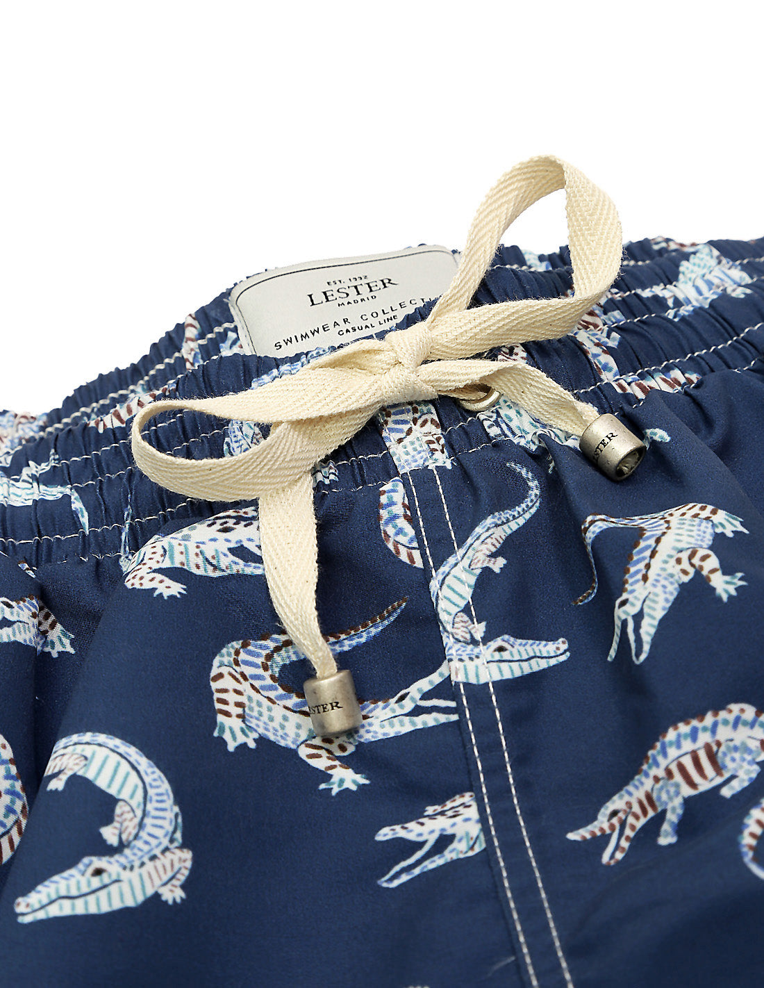 Traje de baño cocodrilos Azul