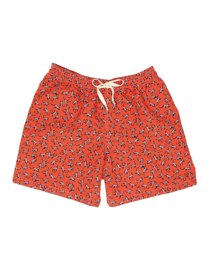 Traje de baño monos Rojo