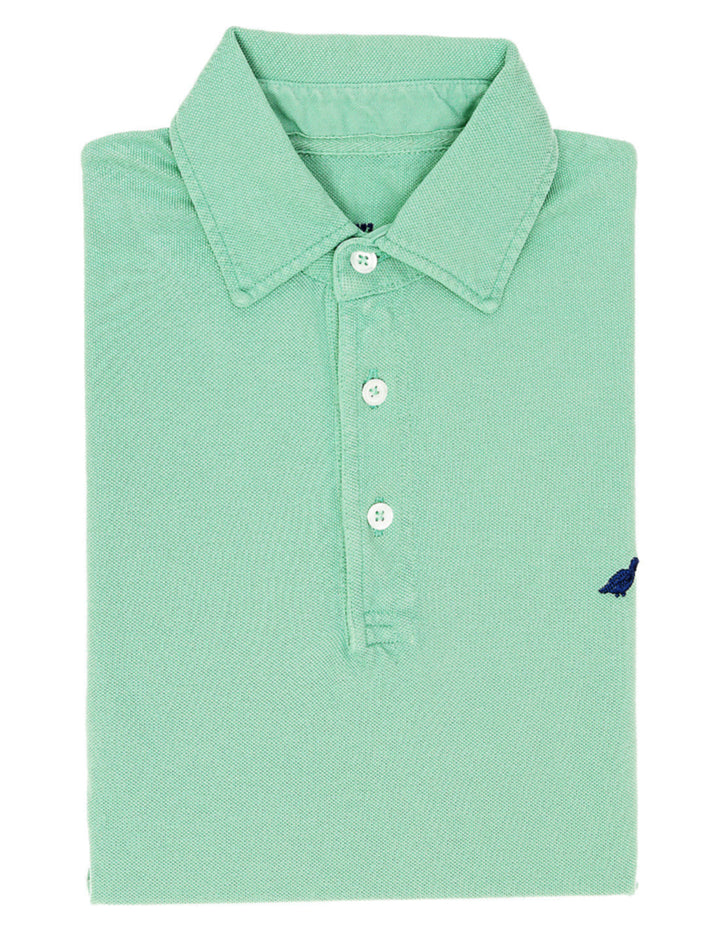Polo pique manga larga Verde claro