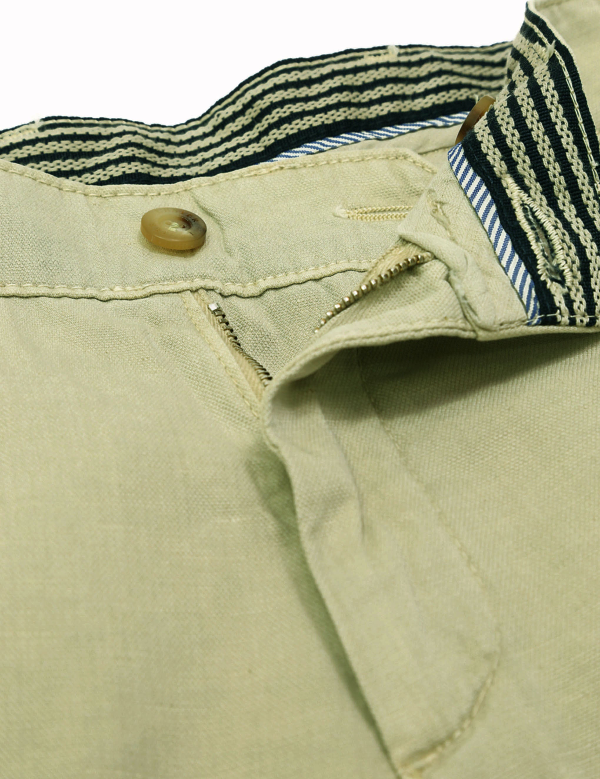 Bermuda lino algodón Beige