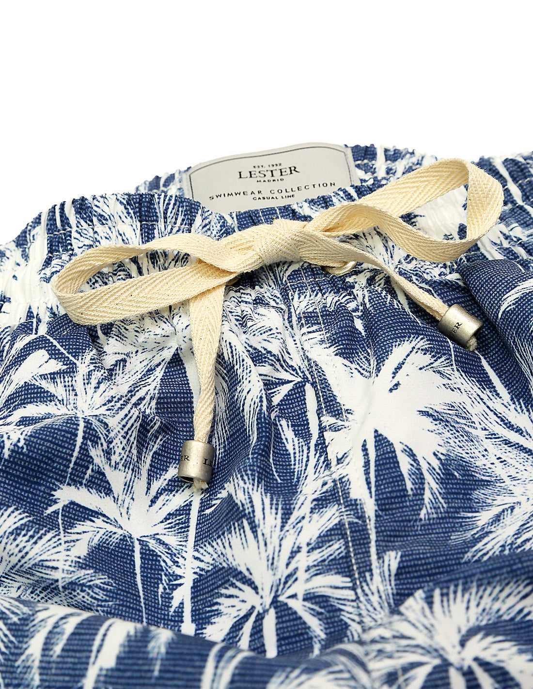 Traje de baño palmeras Azul