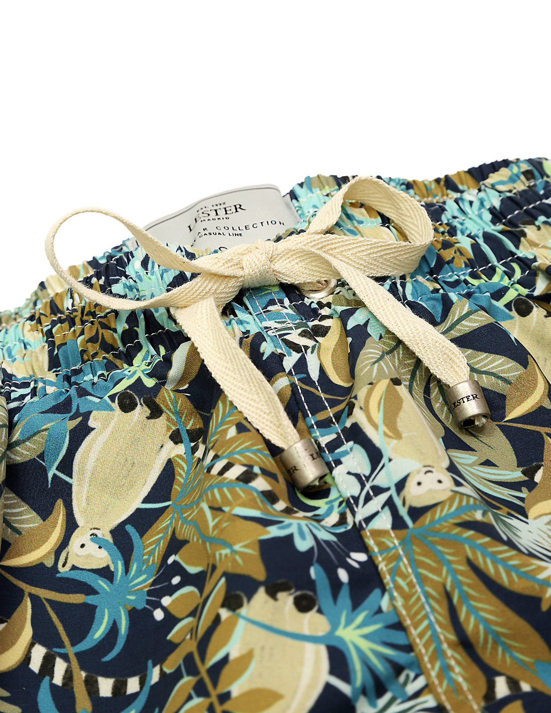 Traje de baño tropical monos Azul