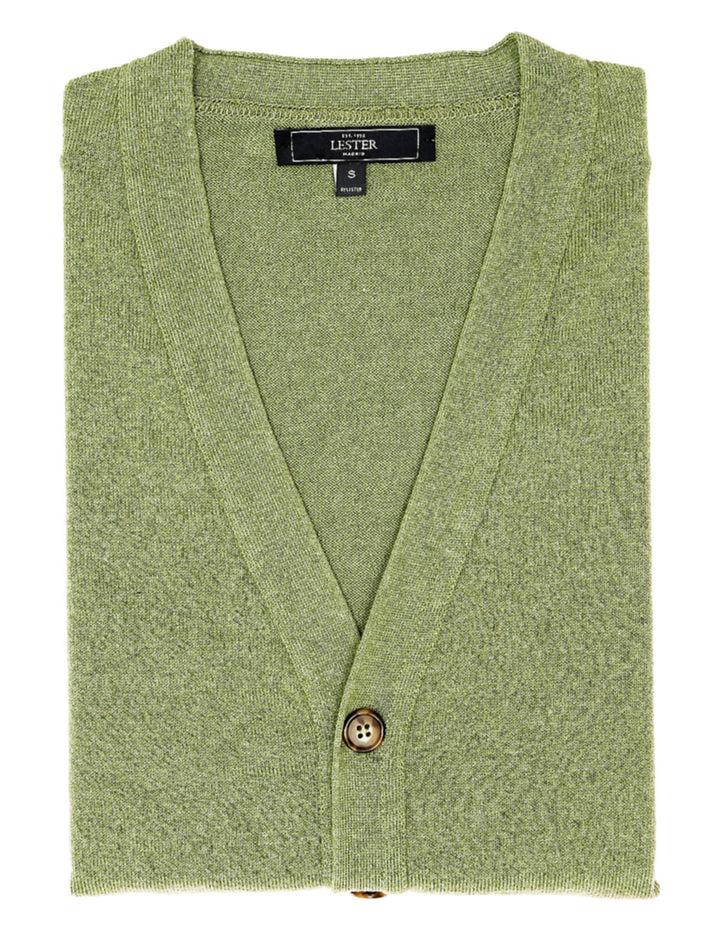 Cardigan  algodón Verde