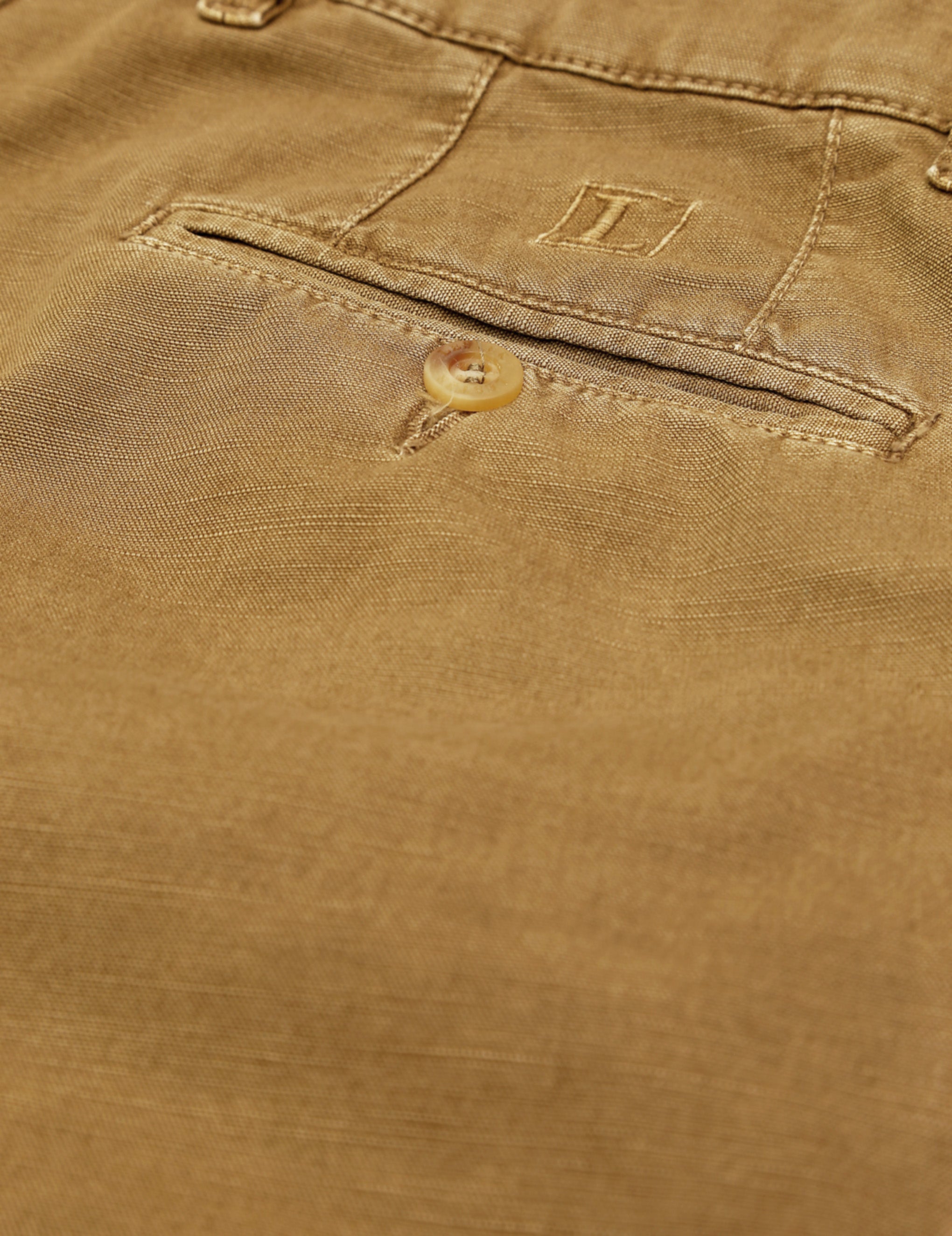 Pantalón lino algodón Beige