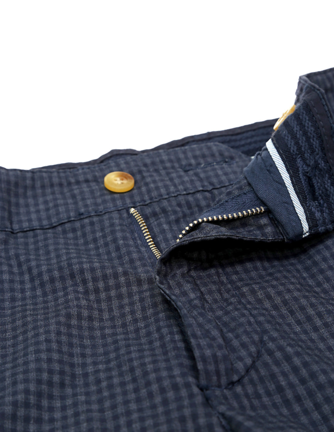 Pantalón vichy Azul