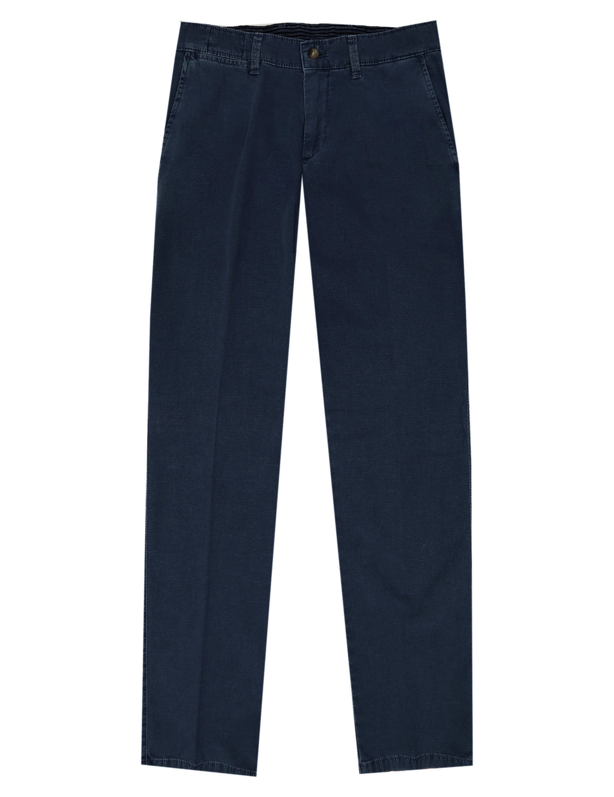 Pantalón lino algodón Azul oscuro