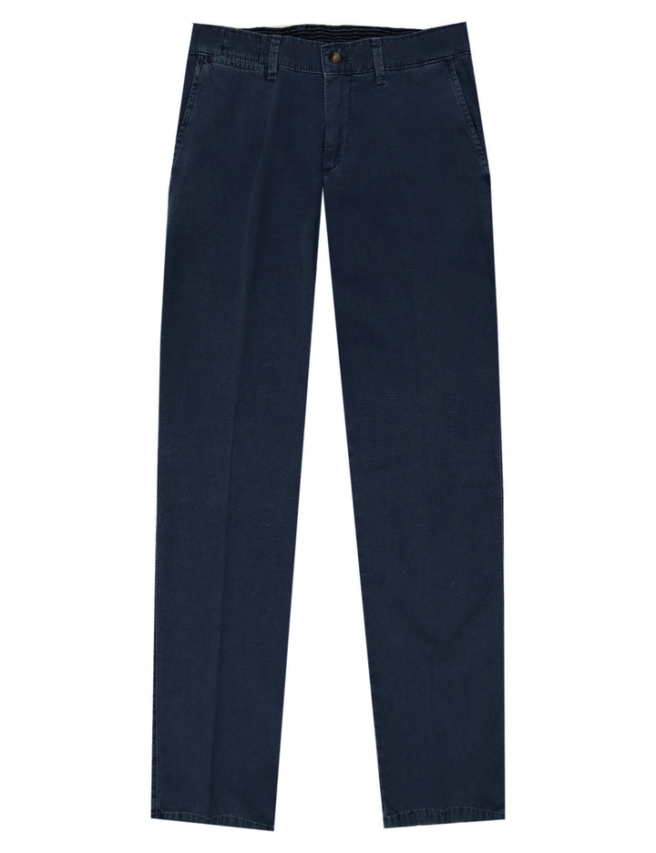 Pantalón lino algodón Azul oscuro