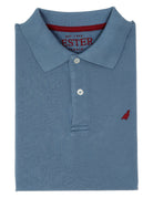 Polo pique manga corta Azul medio