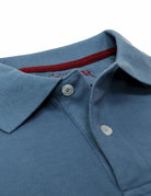 Polo pique manga corta Azul medio