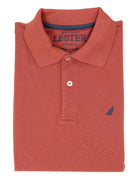 Polo pique manga corta Rojo