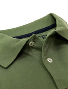 Polo pique manga corta Verde olica