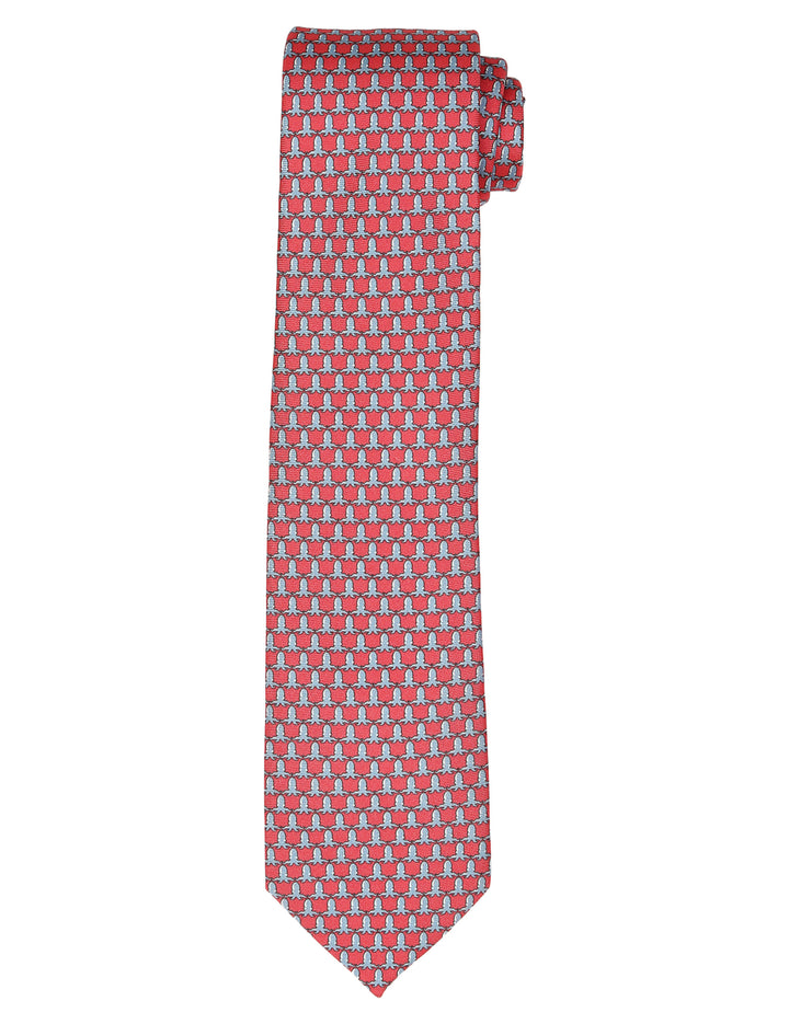 Corbata pulpos Rojo/azul