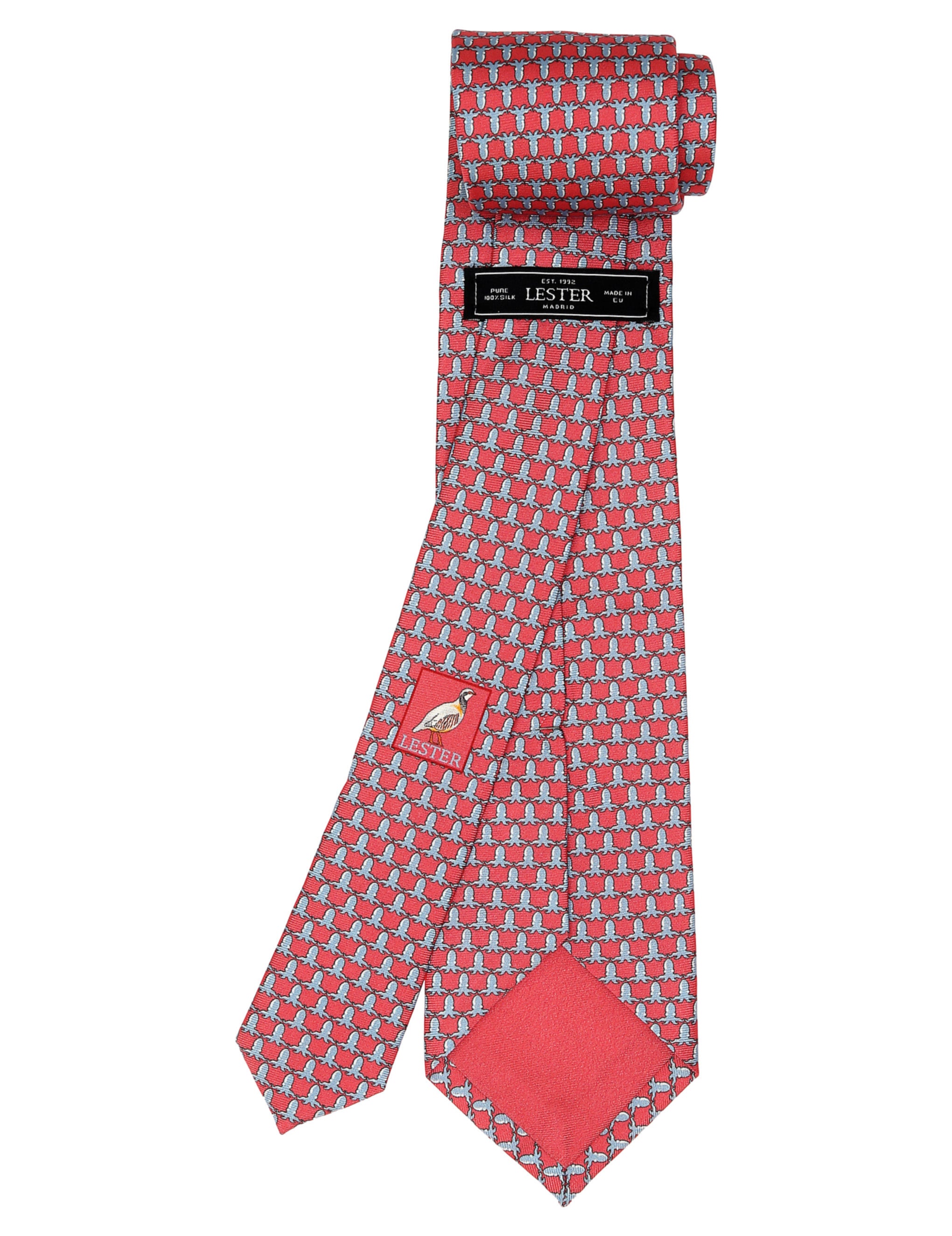 Corbata pulpos Rojo/azul