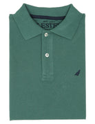 Polo pique manga corta Verde oscuro