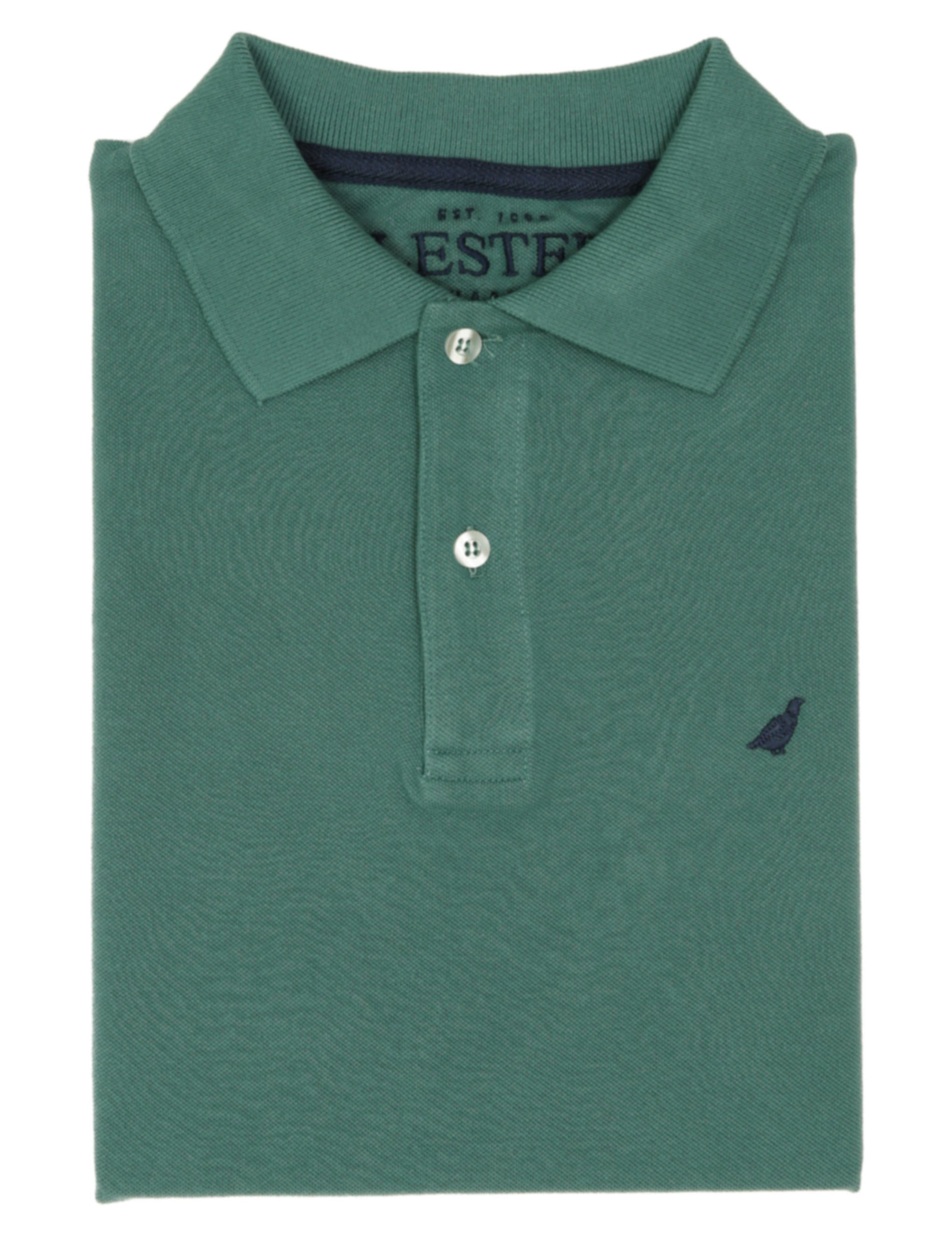 Polo pique manga corta Verde oscuro