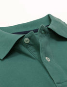 Polo pique manga corta Verde oscuro