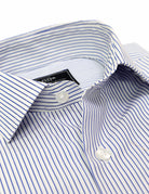 Camisa vestir raya blanca Azul oscuro