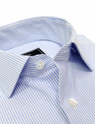 Camisa vestir raya media Azul