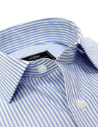 Camisa vestir multirayas Azul