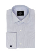 Camisa vestir raya fina Azul
