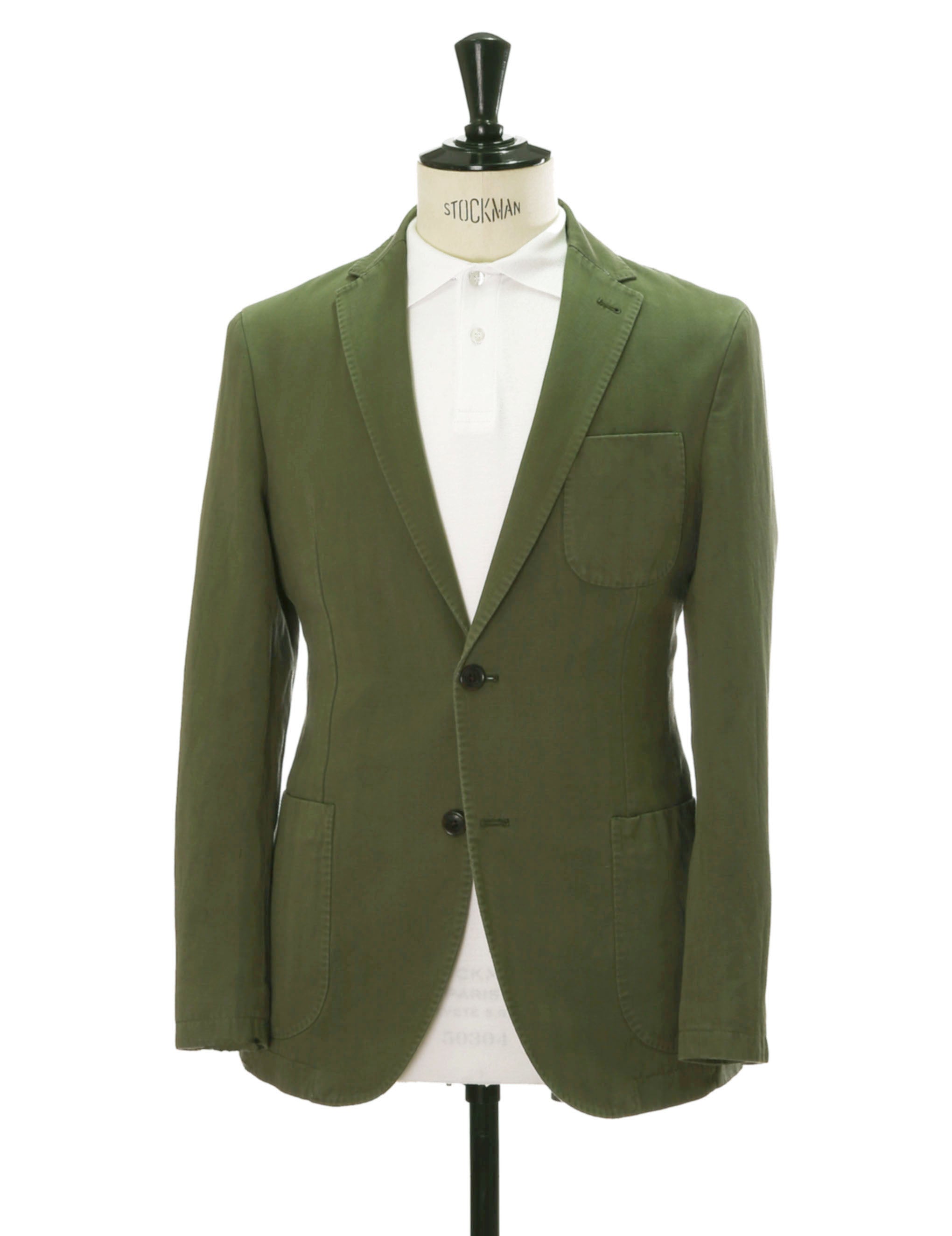 Chaqueta gabardina lavada Verde