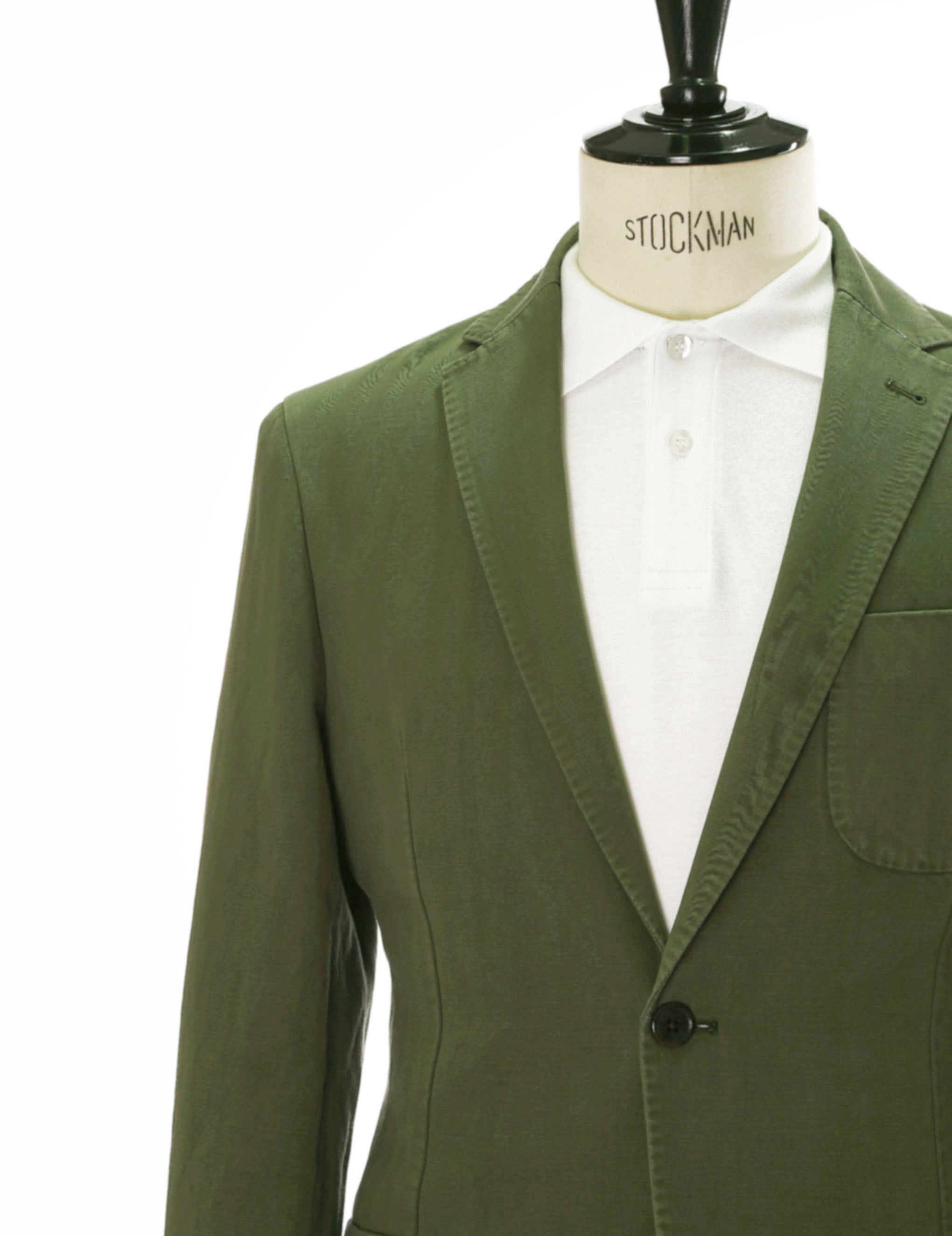 Chaqueta gabardina lavada Verde