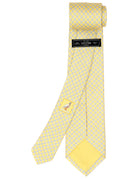 Corbata cadena nudo Amarillo/azul