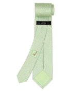 Corbata ballenas Verde/gris