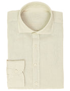Camisa lino lisa lavada Crudo