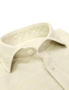 Camisa lino lisa lavada Crudo