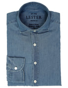 Camisa sport denim Azul
