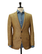 Chaqueta lino ojo de perdiz Verde
