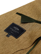 Chaqueta lino ojo de perdiz Verde