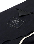 Chaqueta lino espiga Azul oscuro
