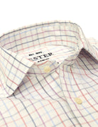 Camisa sport cuadro Azul/rosa