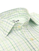 Camisa sport cuadro Azul/verde