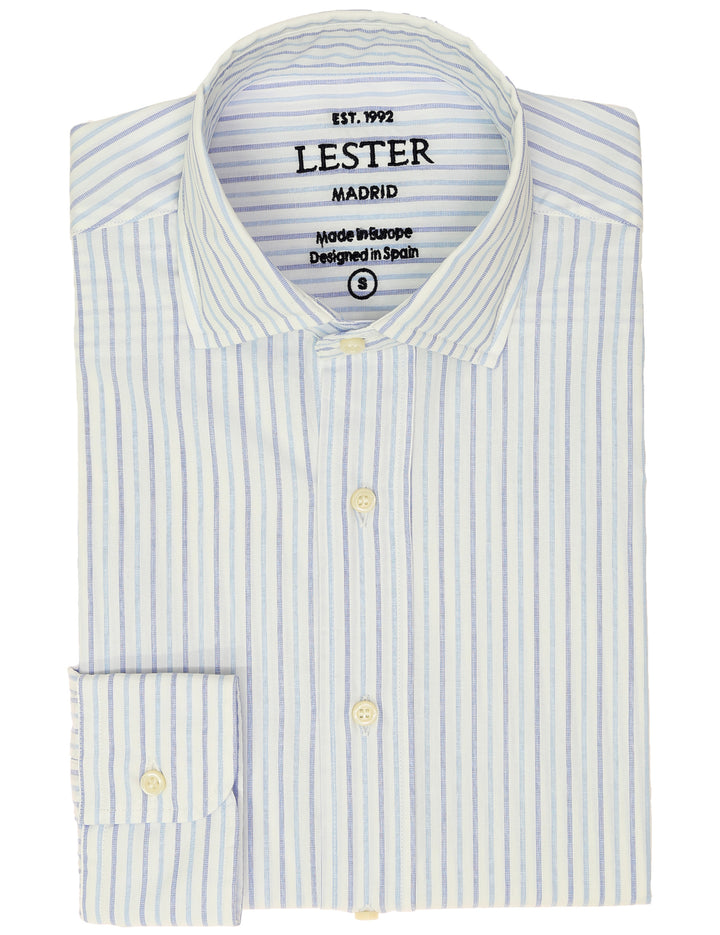 Camisa sport raya Azul/azul