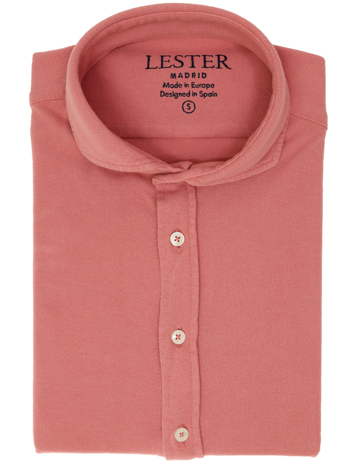 Camisa pique malla Rosa