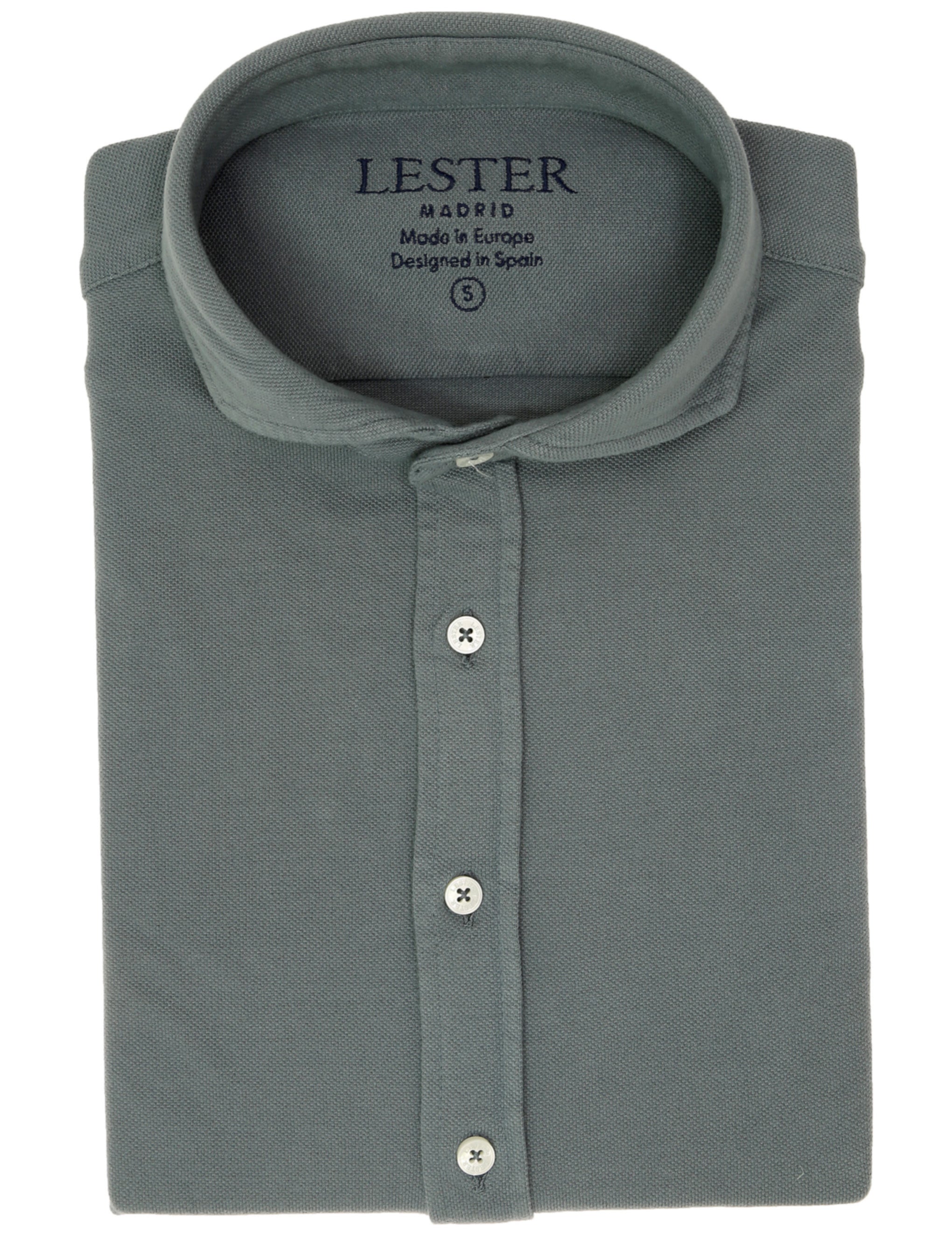 Camisa pique malla Gris
