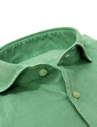 Camisa lino algodón lavada Verde claro